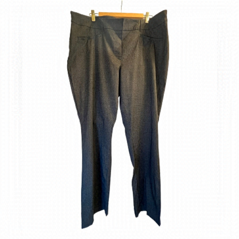 Reitmans Dress Pants Size 22 Pull On Smoky Dark Gray